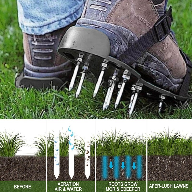 Gardening Tools For Women - เครื่องมือตอกตะปูสำหรับสวนแบบรองเท้าใส่เดินเครื่องมือตอกตะปูใช้คลายหญ้าที่สวน