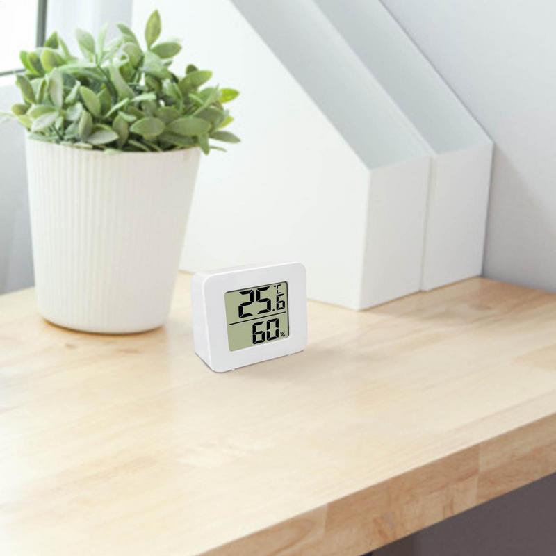 Greenhouse Mini Indoor - เครื่องวัดความชื้นสัมพัทธ์ความชื้นในร่มมินิดิจิตอลเครื่องวัดความชื้นความชื้นเครื่องวัดความชื้นที่ถูกต้องสําหรับเนอสเซอรี่ห้องเด็กเรือนกระจกเตียง