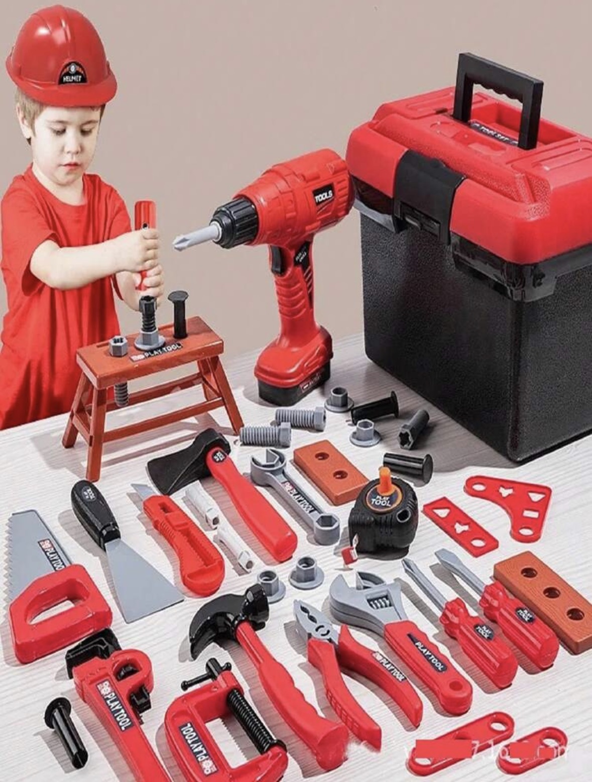 Gardening Tools For Kids - ชุดเครื่องมือเด็ก ของเล่น 68/55/41/38 ชิ้น ชุดเครื่องมือซ่อมแซมจำลอง ชุดของเล่นบทบาทสมมติ