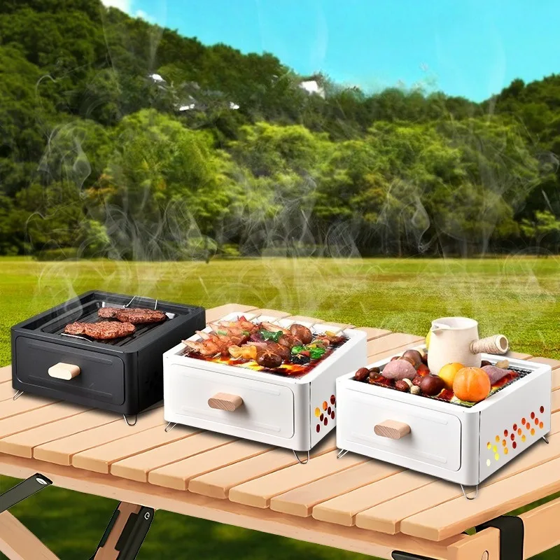 เตาย่างบาร์บีคิวแบบพกพา Mini B - Gardening Tools Kit บทวิจารณ์และราคา