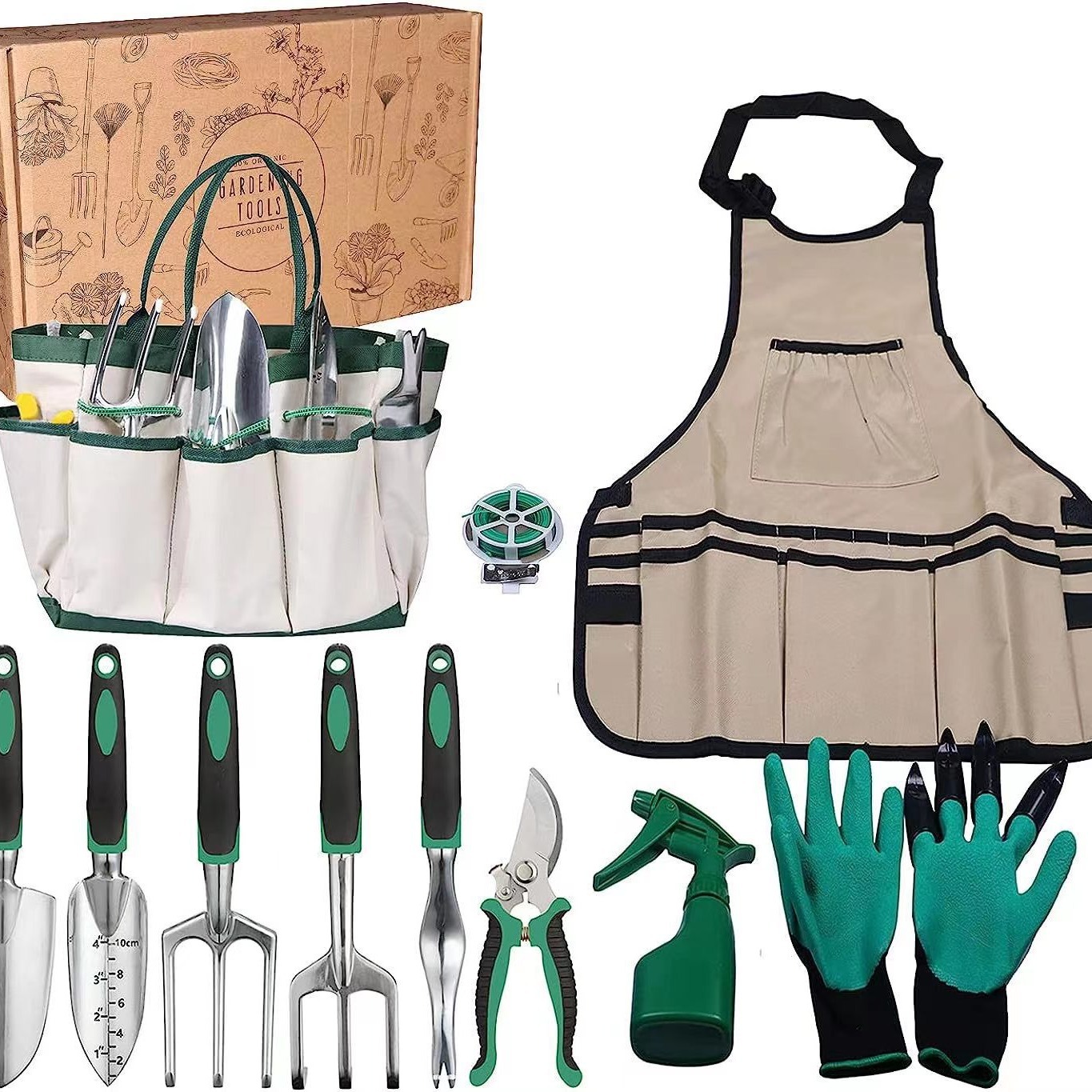 ชุดเครื่องมือทำสวน 11 ชิ้น อลู - Gardening Tools Gifts บทวิจารณ์และราคา