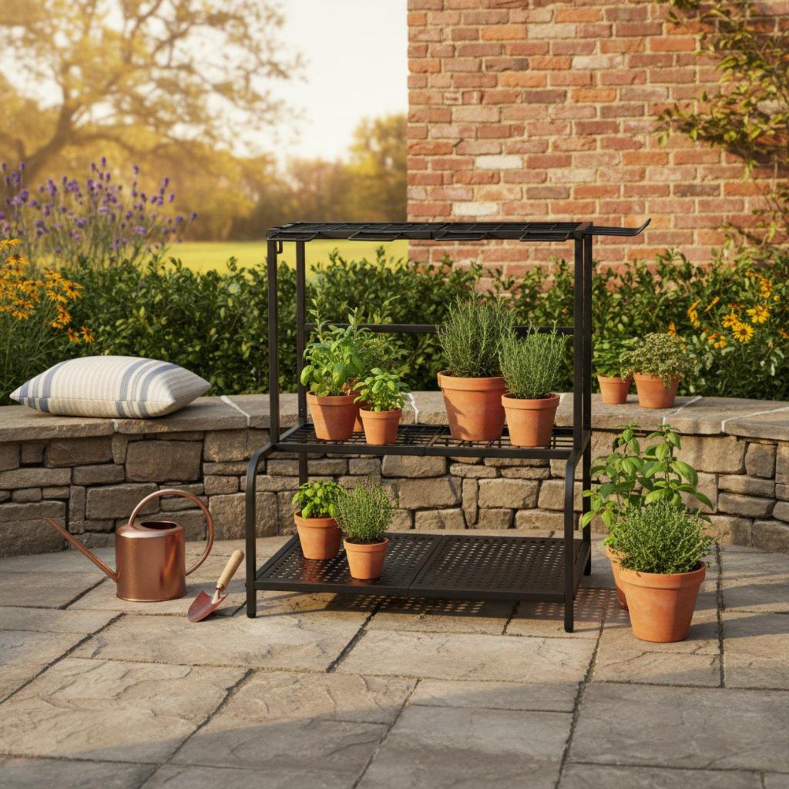 ชั้นวางเครื่องมือทำสวนโลหะ ขาป - Gardening Tools Holder บทวิจารณ์และราคา