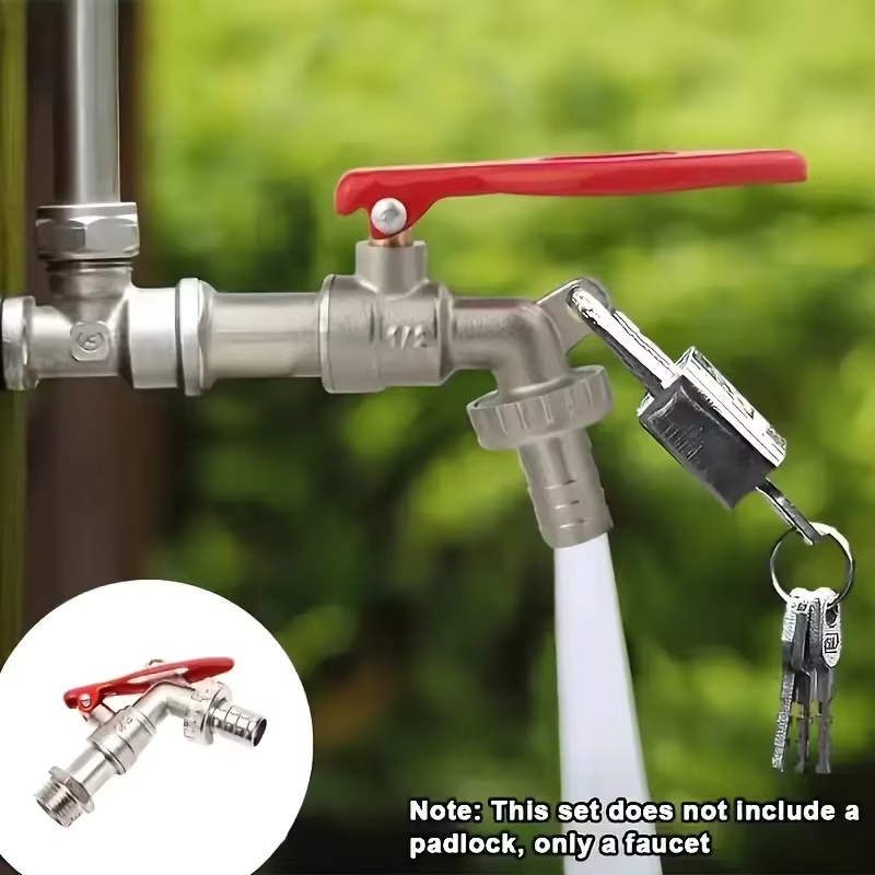 ก๊อกน้ำโลหะผสมสังกะสีขนาด 1/2  - Gardening Tools For Home บทวิจารณ์และราคา