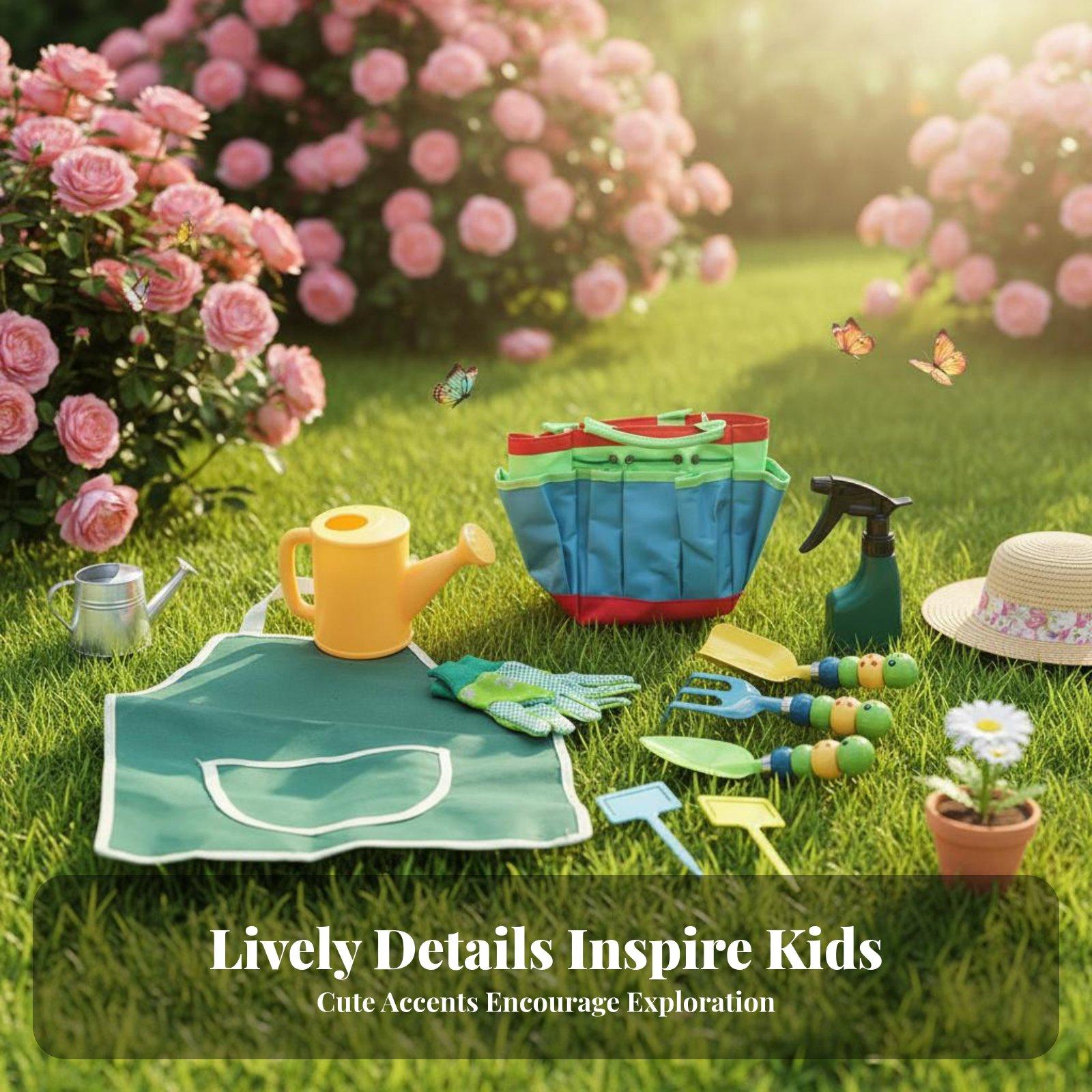 ชุดเครื่องมือทำสวนสำหรับเด็ก 1 - Gardening Tools For Young Children บทวิจารณ์และราคา