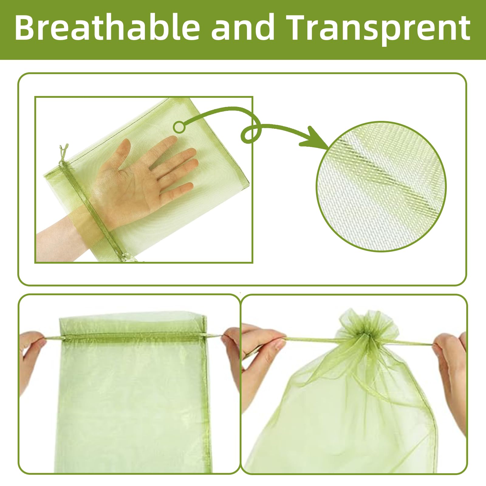 ตาข่ายป้องกันนกอย่างมีประสิทธิ - Gardening Tools Bag บทวิจารณ์และราคา