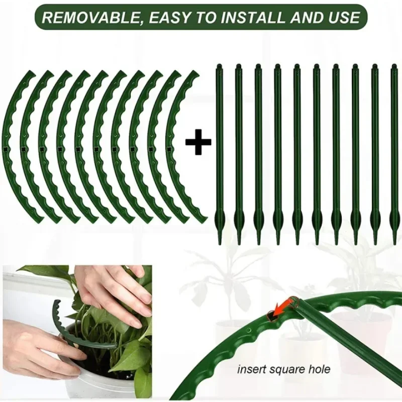 เสาค้ำต้นไม้พลาสติก สำหรับดอกไ - Gardening Tools Range บทวิจารณ์และราคา