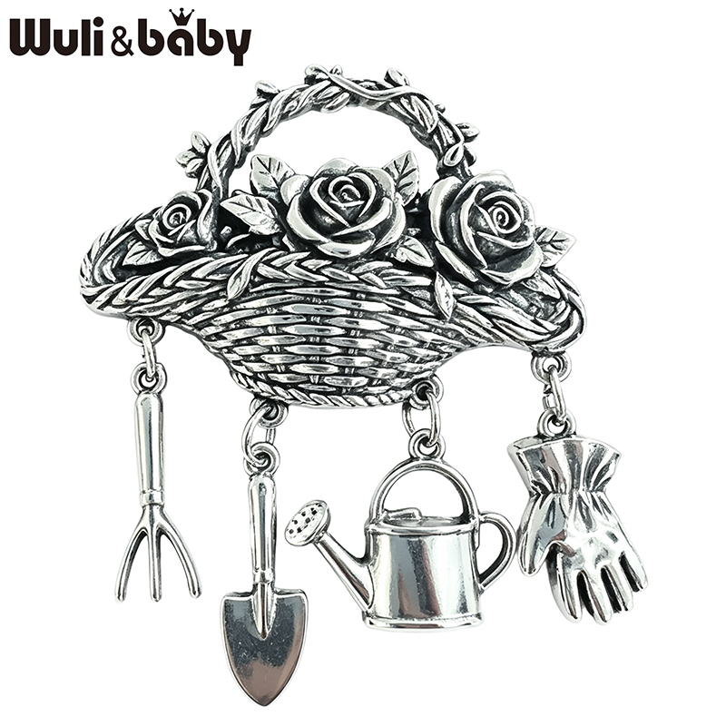 Wuli&baby เข็มกลัดลายตะกร้าดอก - Gardening Tools For 3 Year Old บทวิจารณ์และราคา