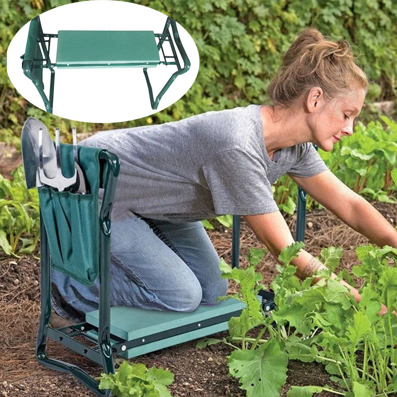 เก้าอี้นั่งทำสวนแบบพกพาทำจากอะ - Gardening Tools Bag บทวิจารณ์และราคา