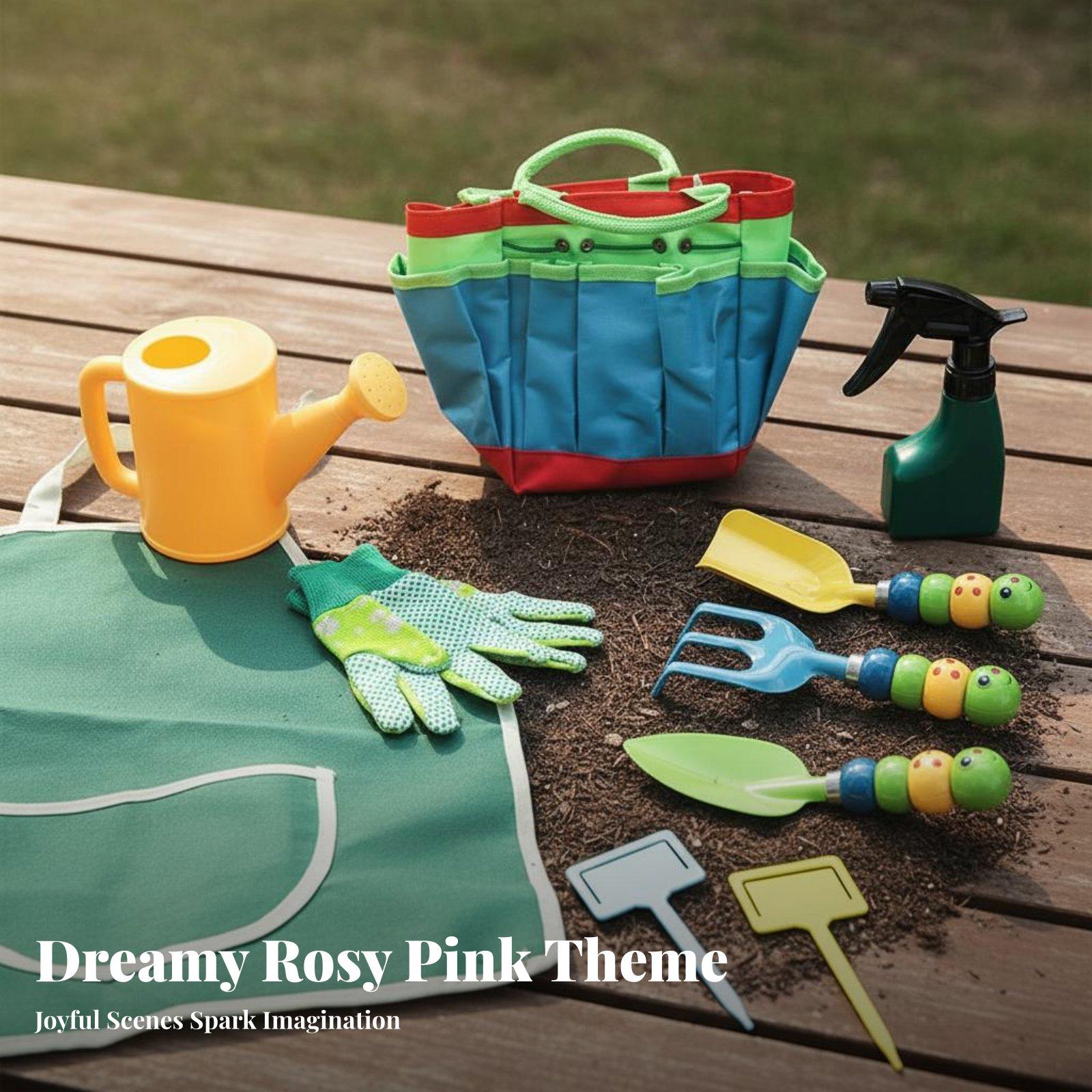 ชุดเครื่องมือทำสวนสำหรับเด็ก 1 - Gardening Tools For Young Children บทวิจารณ์และราคา